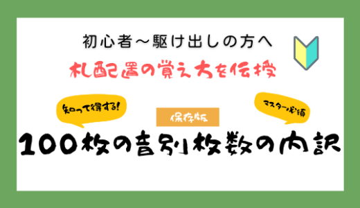 【百人一首｜競技かるた｜初心者向け】札配置の覚え方　100枚の仲間わけ（音別枚数の内訳）で覚える《むすめふさほせ順》